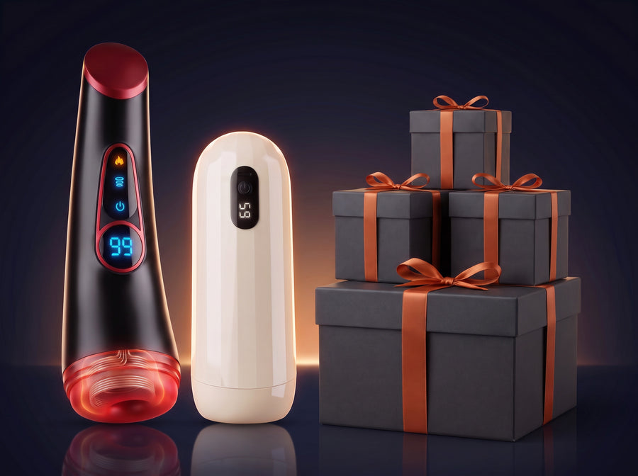 Virex Elite and Virex Pro with a stack of mystery gift boxes