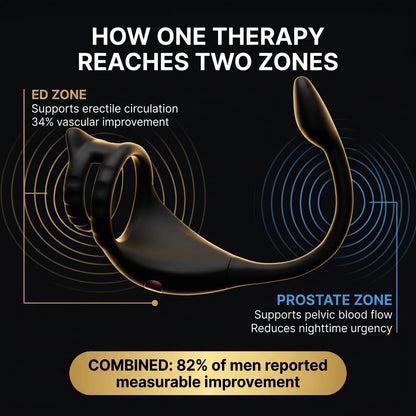 How one therapy reaches two zones — ED and prostate support