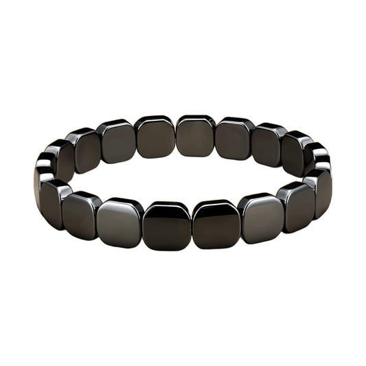 Ferrox™ IronCore hematite bracelet — white background