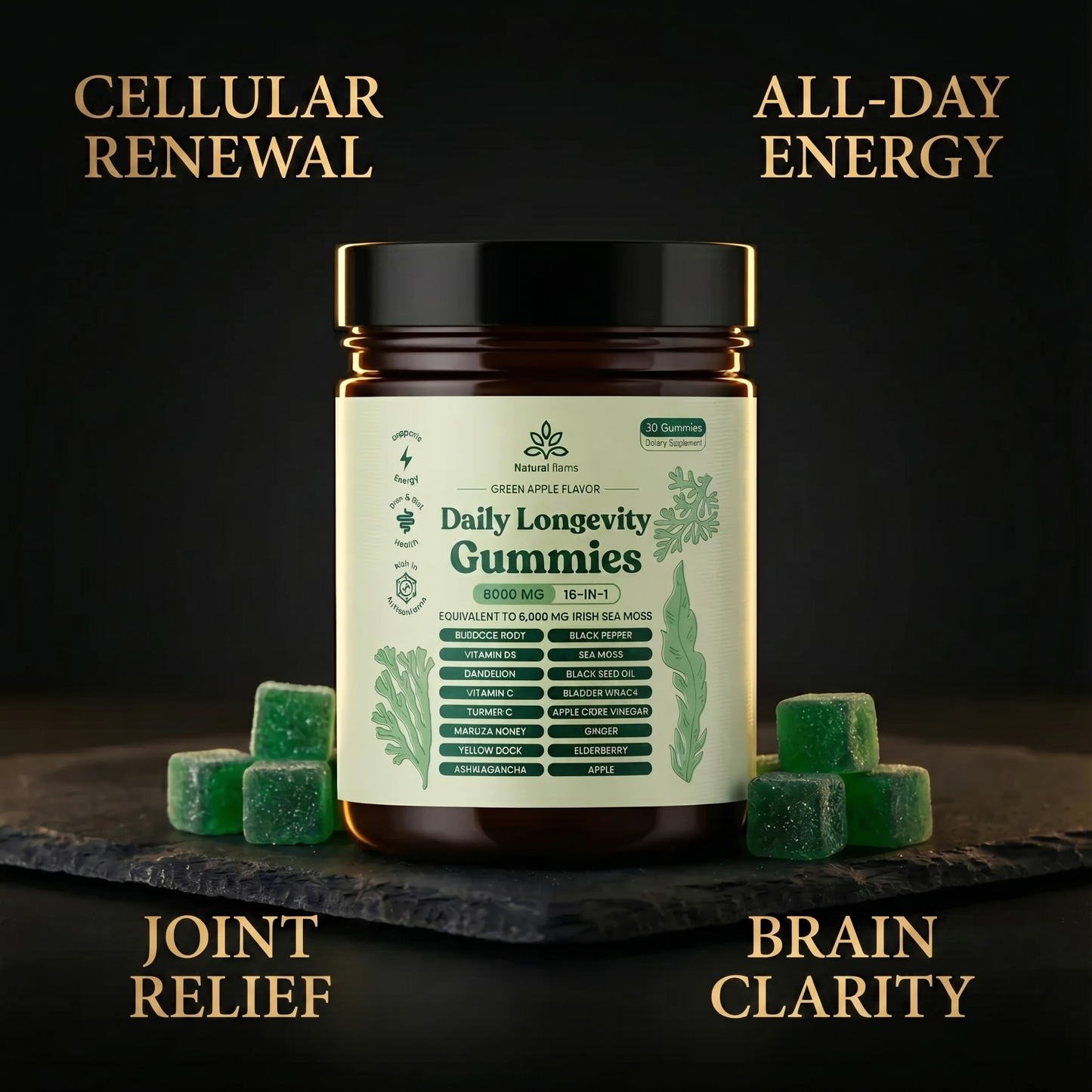 OceanPower™ Daily Longevity Gummies