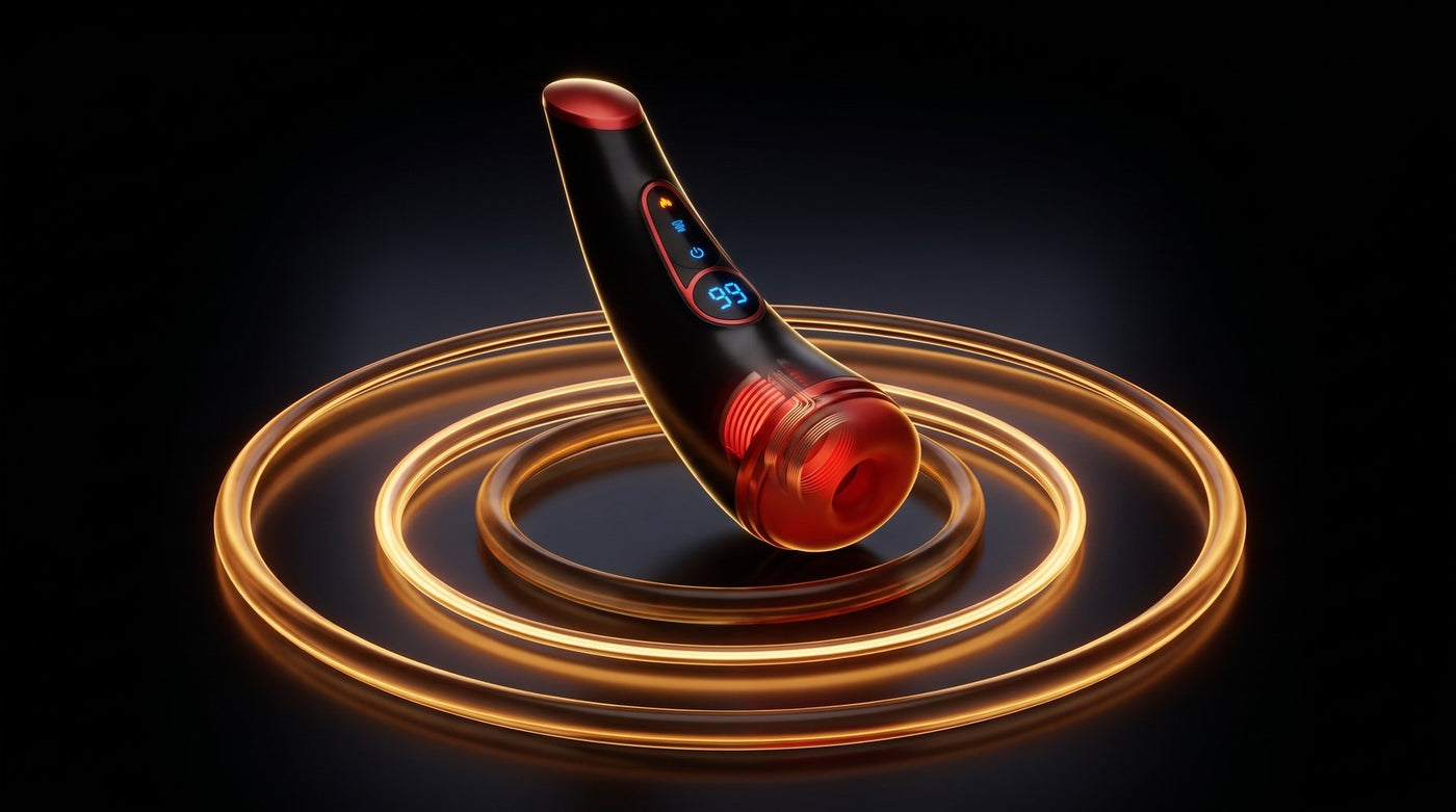 Virex Elite with three concentric heat rings on an obsidian floor